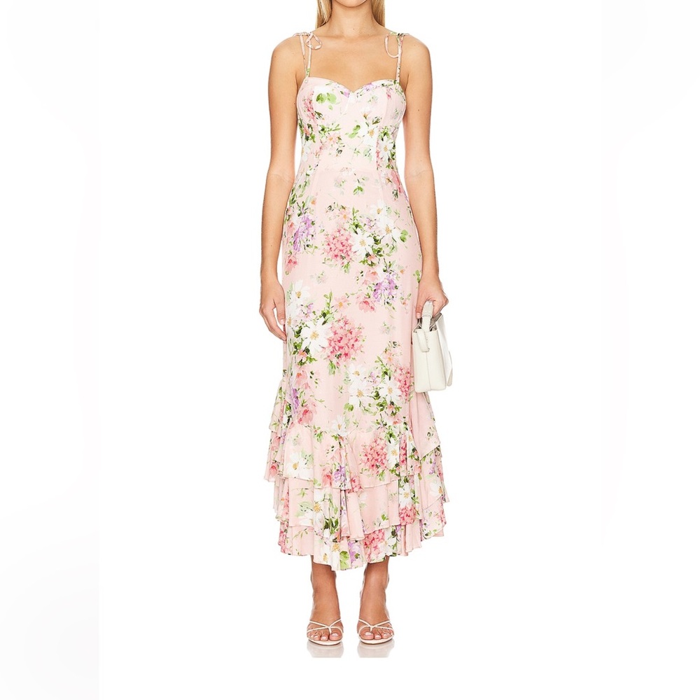 Yumi Kim Pink Floral Maxi Dress
